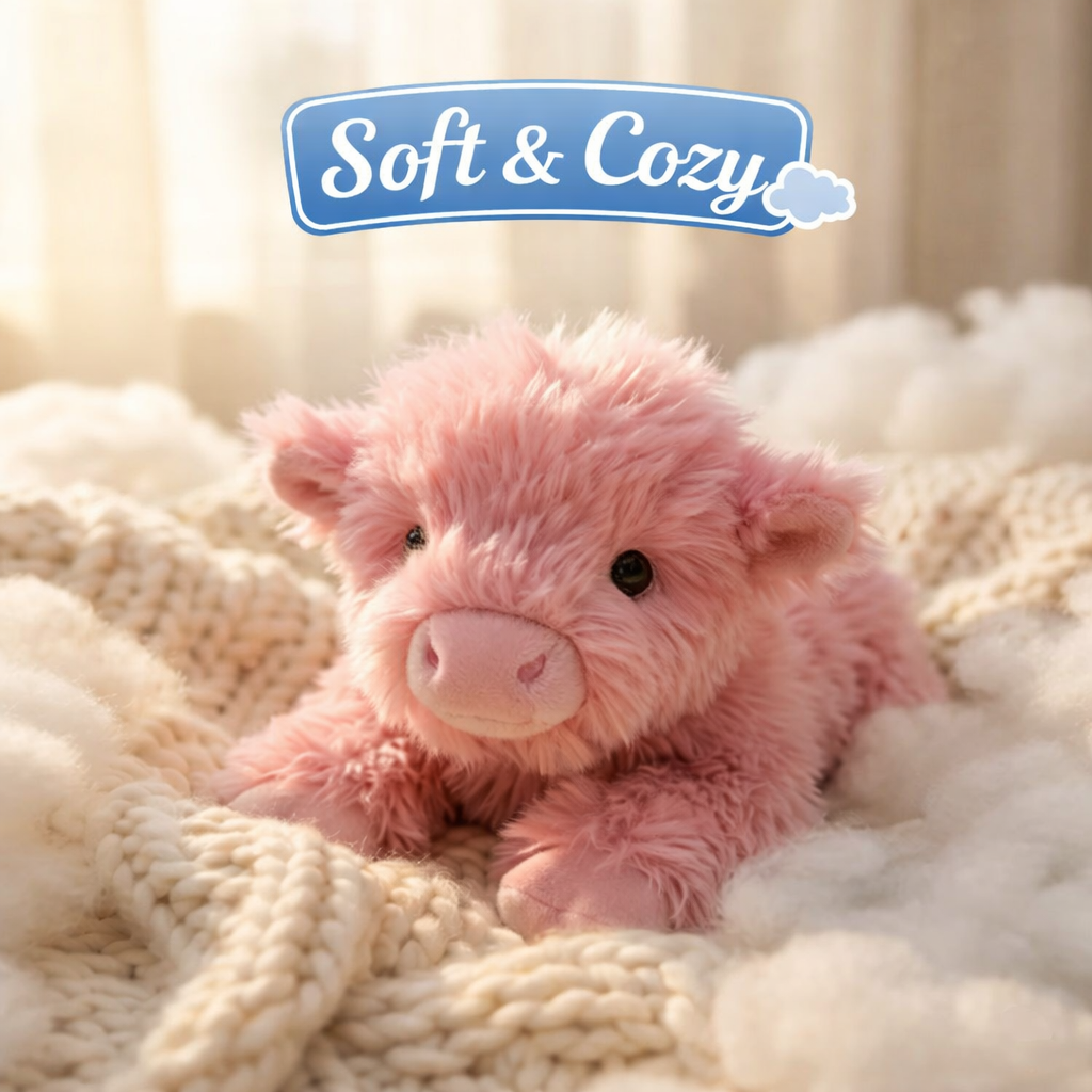 SnugglePals- Pink Highland Plushies